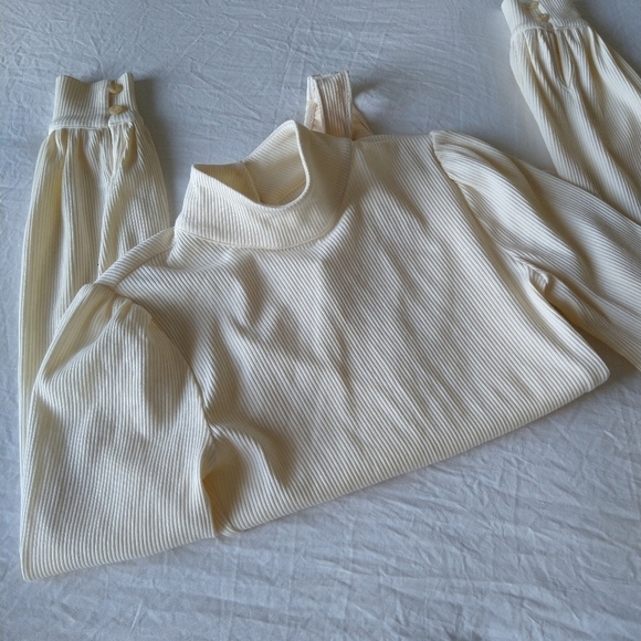 Privacy Please Ribbed Long Sleeve Bodysuit - Picture 1 of 6
